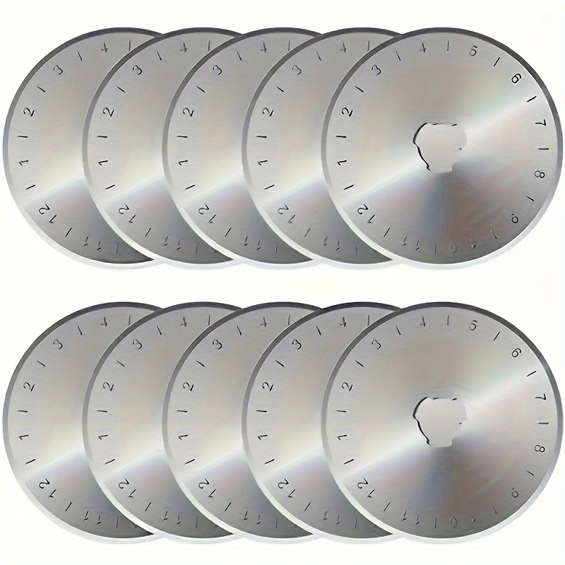 Rotary Cutter Fabric - 10PCS 45mm Rotary Cutter Blades Sharp