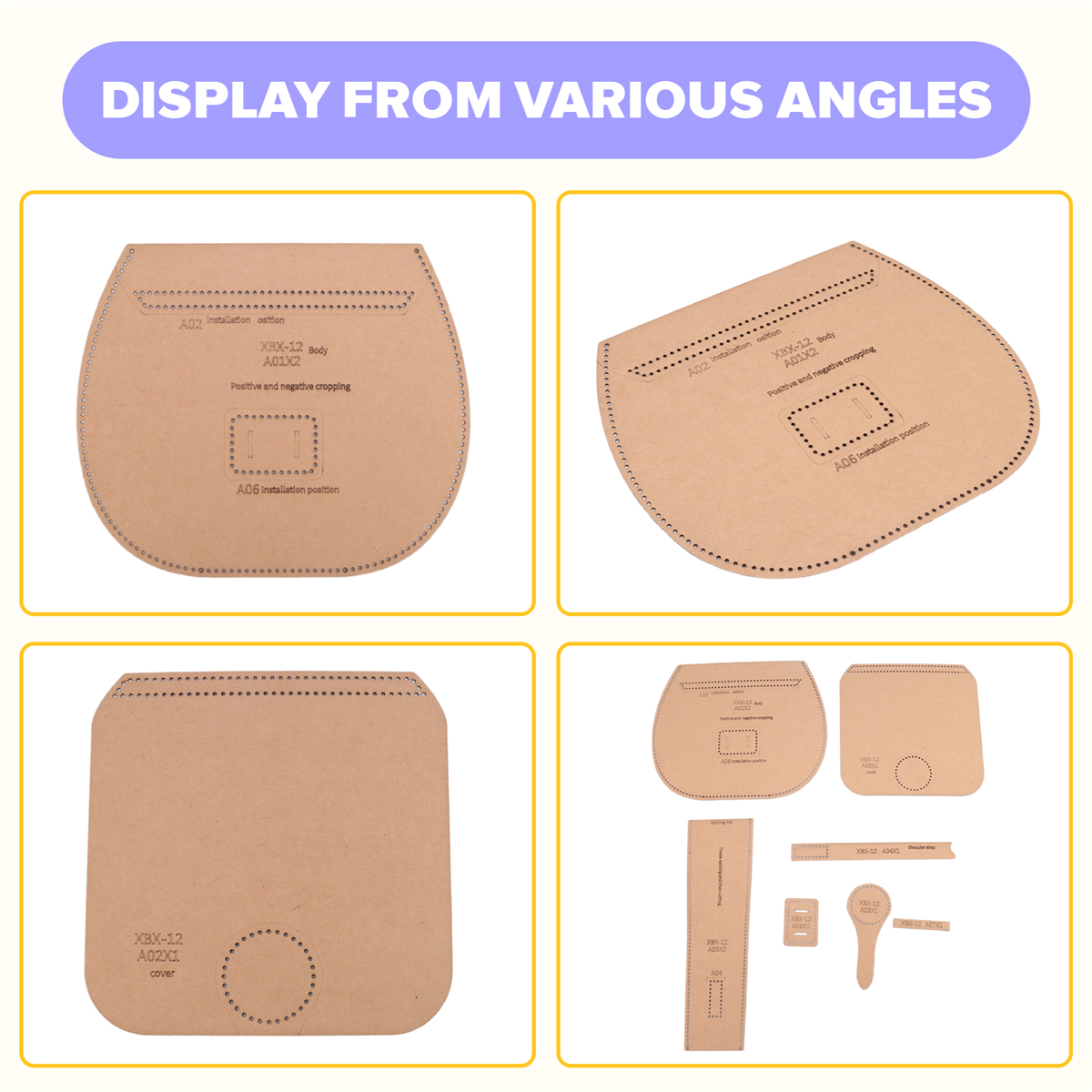 Sewing Production - A06K DIY Leather Tool Kit Kraft