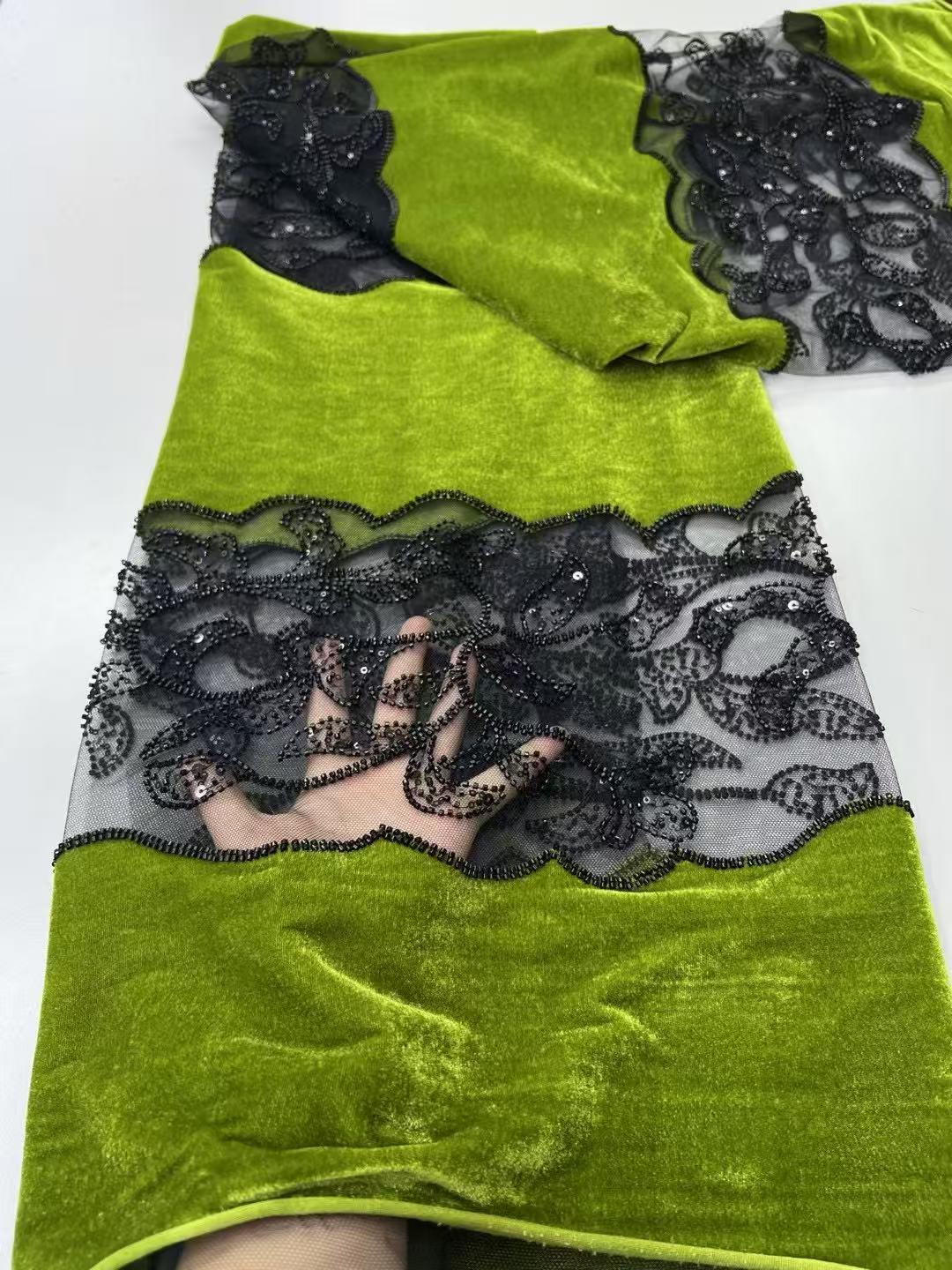 Sewing Velvet Fabric - 2025 New Design Luxury French African