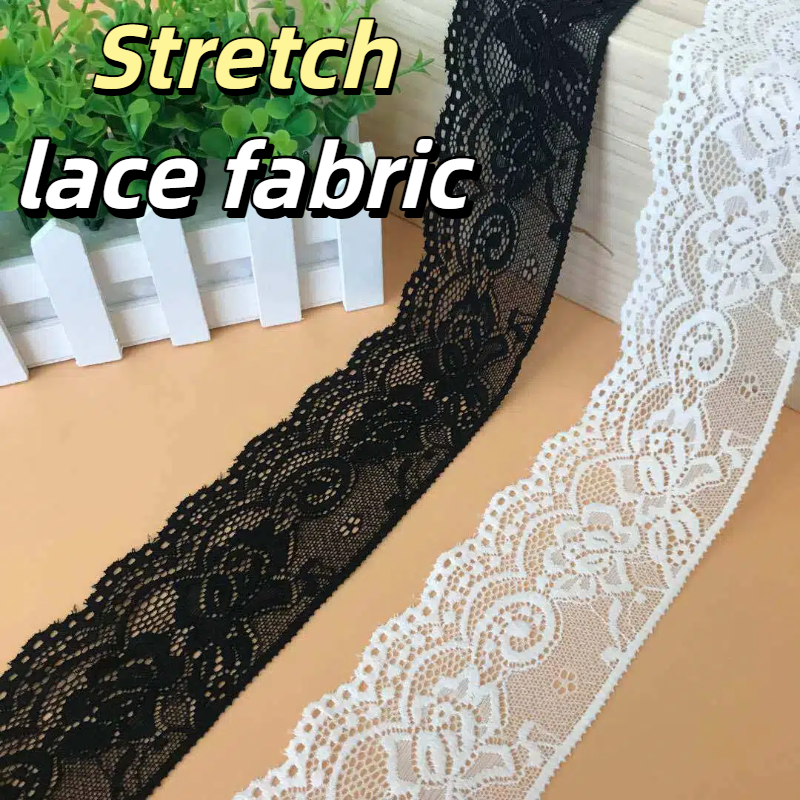 Vintage Sewing Textile - Exquisite Elastic Lace Trim, Available in