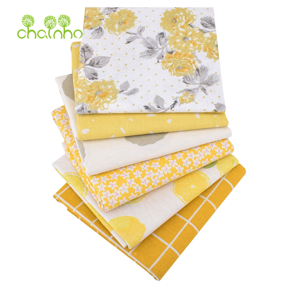 Sewing Geotextile Fabric - Chainho,Printed Cotton Linen Fabric,DIY Sewing Quilting