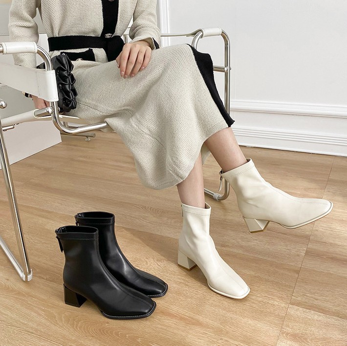 Sewing Fleece - Women's boots Maillard stretch French short
