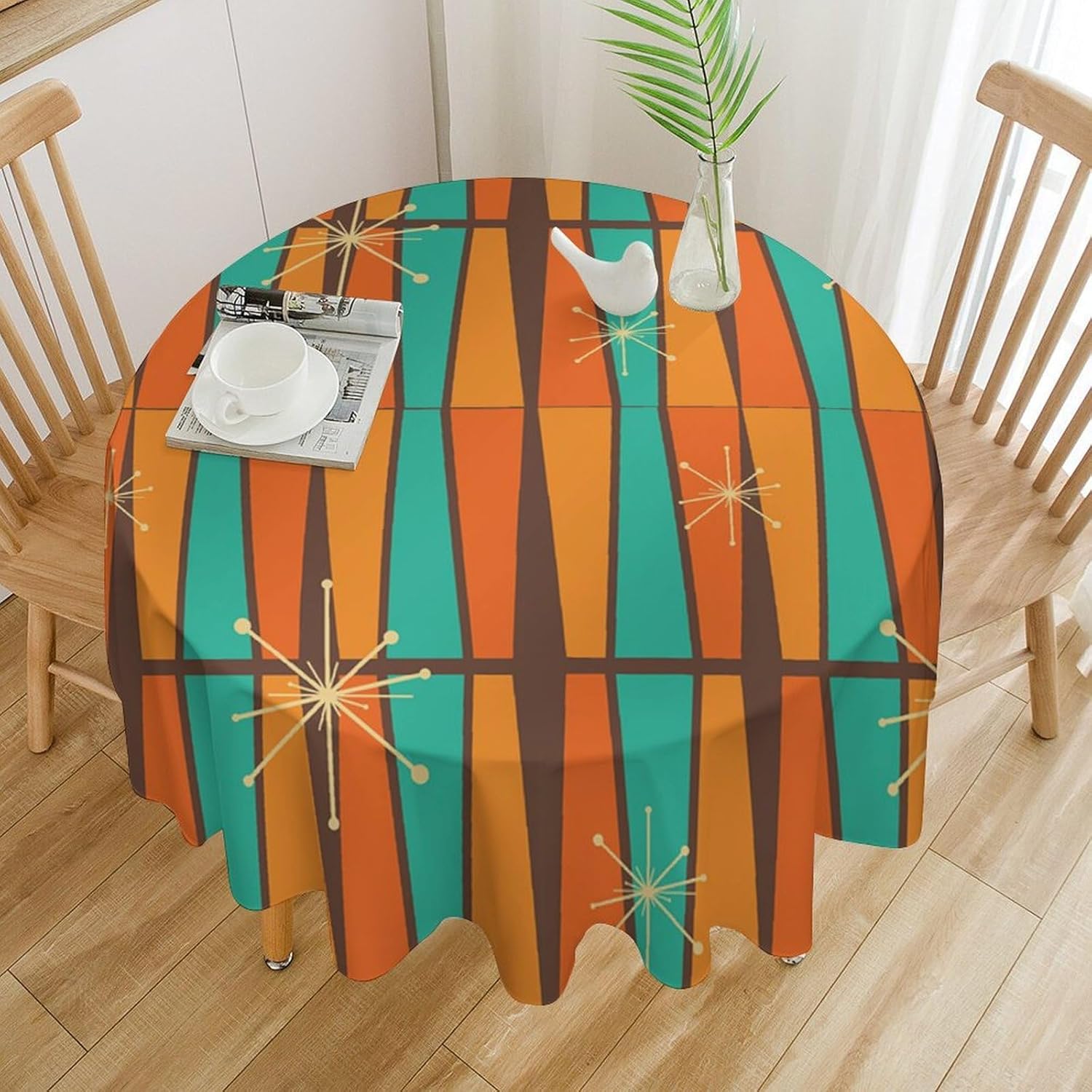 Mid Century Modern Orange Yell - Century Textile & Sewing Supply Saskatoon Sk reseña y precio