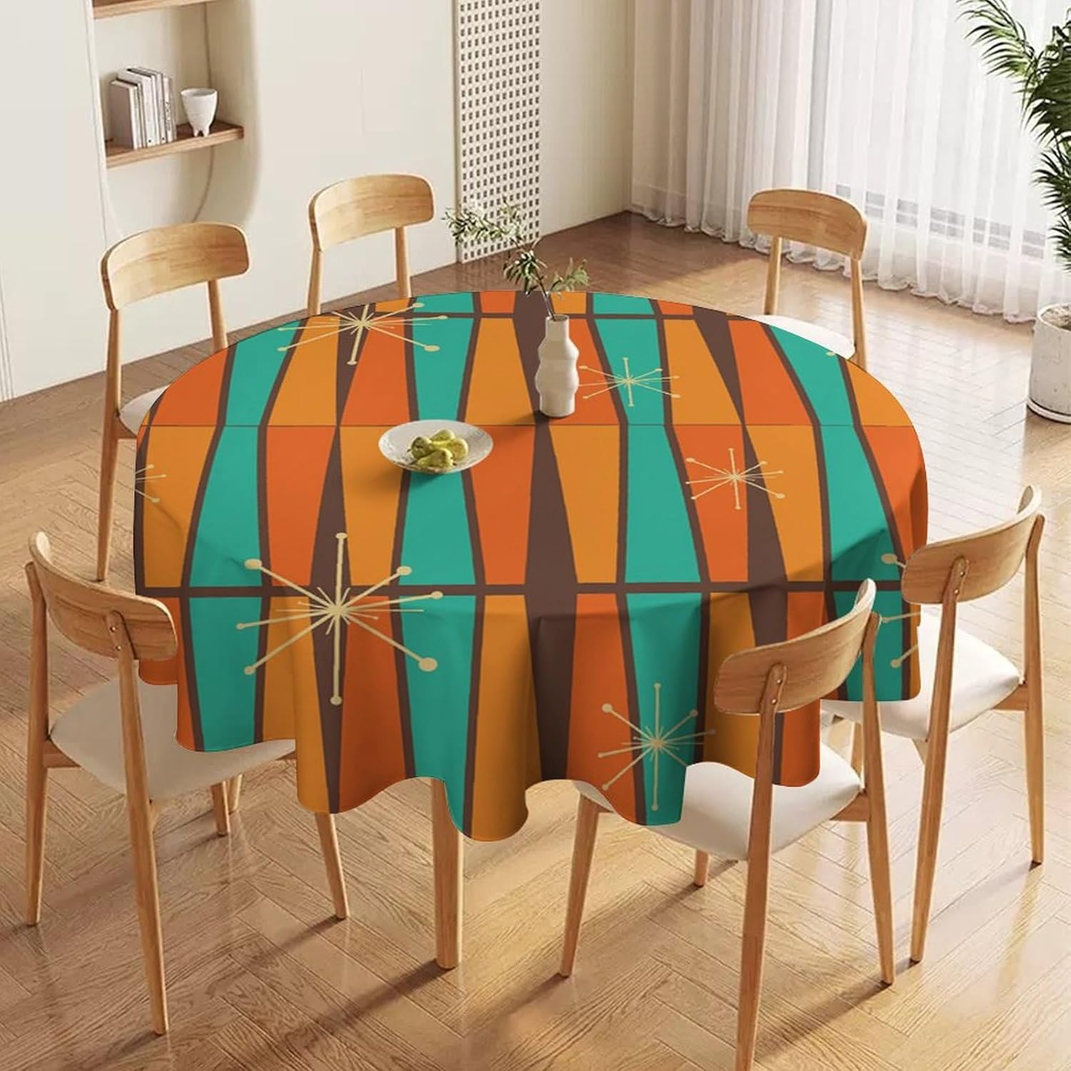Mid Century Modern Orange Yell - Century Textile & Sewing Supply Saskatoon Sk reseña y precio