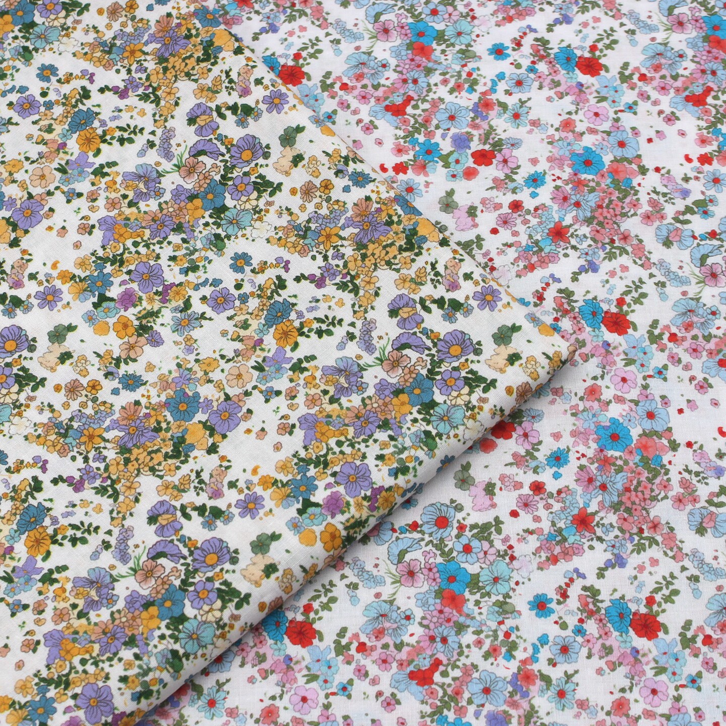 Vintage Floral 100% Cotton Fab - Vintage Sewing Textile reseña y precio