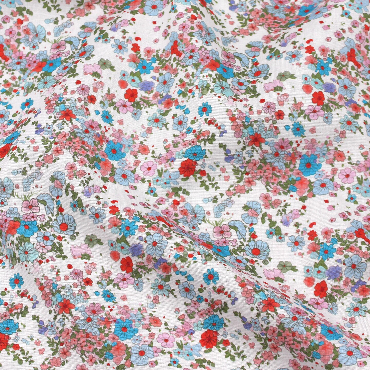 Vintage Floral 100% Cotton Fab - Vintage Sewing Textile reseña y precio