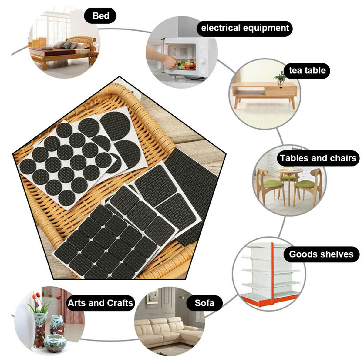 Furniture Pads Floor Protector - Cutting Mat Self Heal reseña y precio