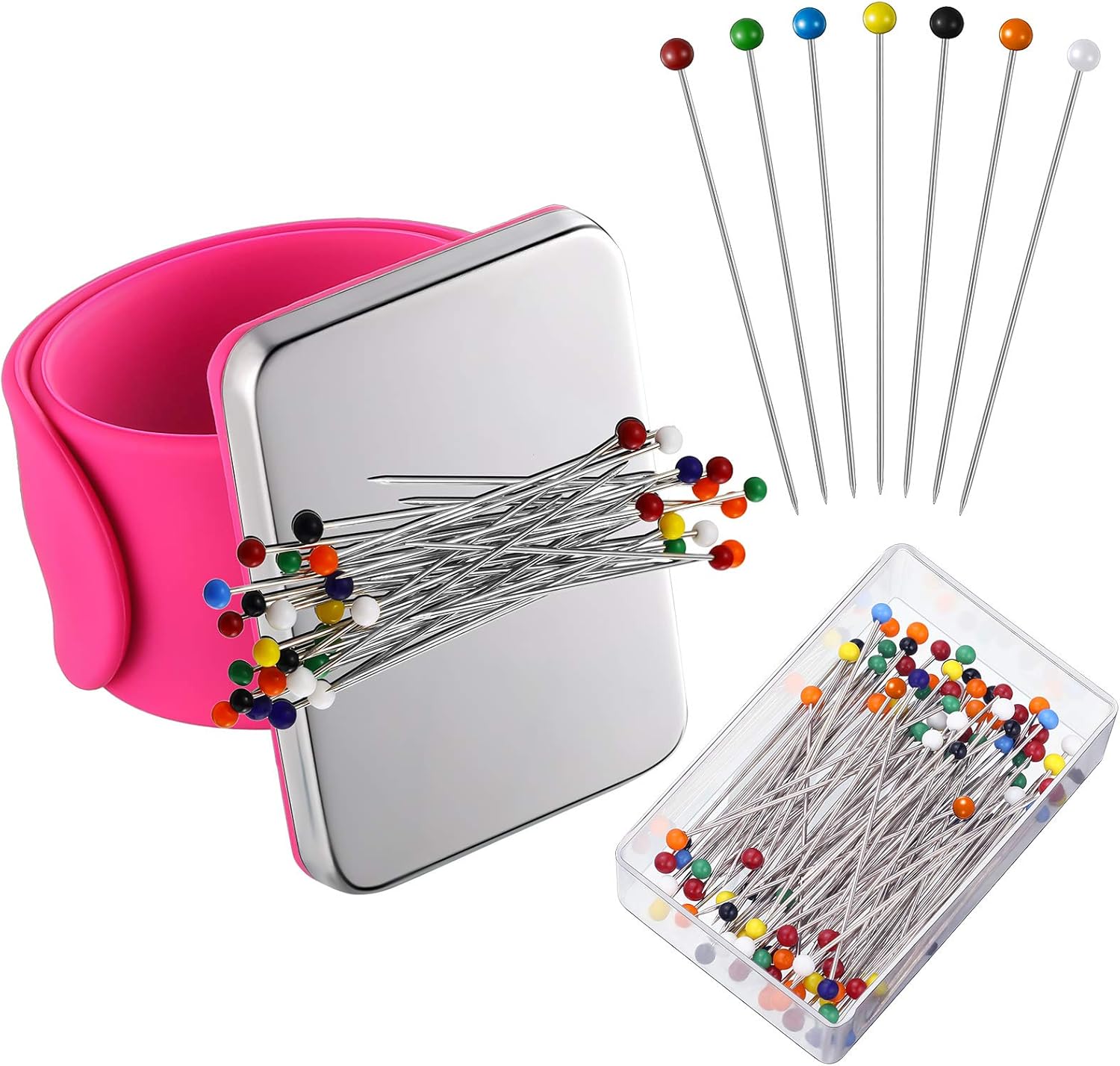 Magnetic Wrist Sewing Pincushi - Sewing Production reseña y precio