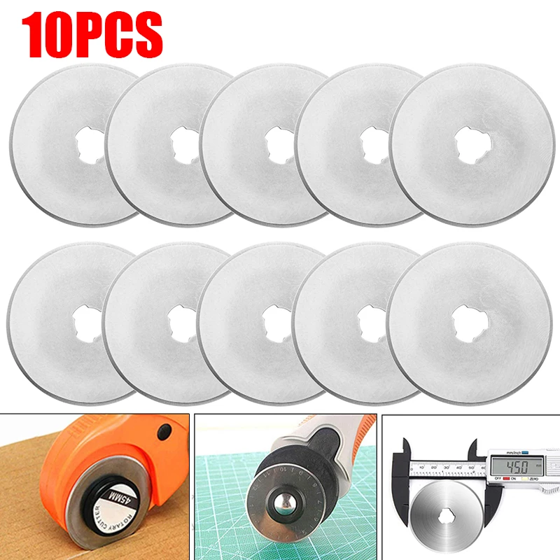 10pcs Rotary Cutter Blades Cir - Rotary Cutter Fabric reseña y precio