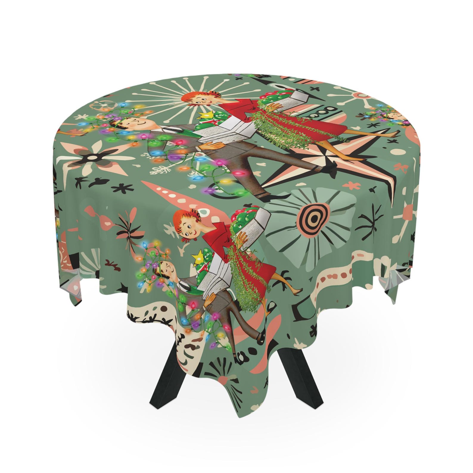 Retro 1950s Kitsch Christmas S - Century Textile & Sewing Supply Saskatoon Sk reseña y precio