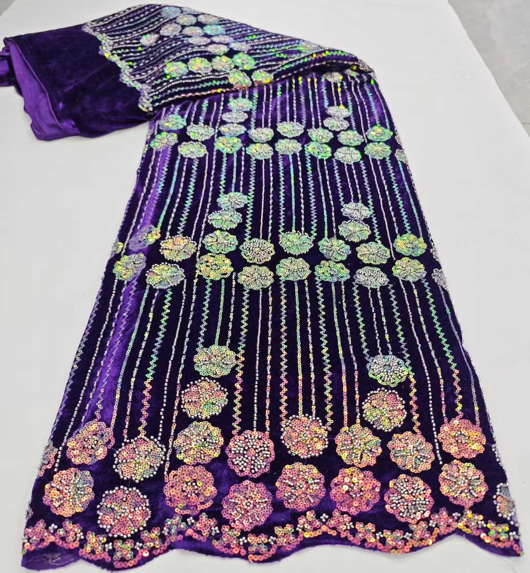 2026 New Design Luxury French  - Sewing Velvet Fabric reseña y precio