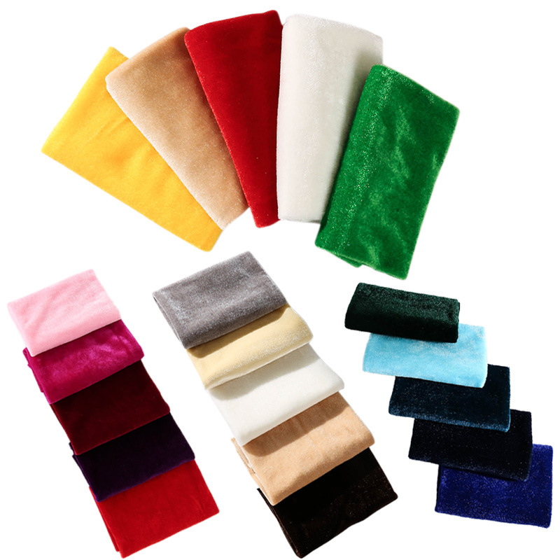 5Pcs 50x50cm Solid Color Velve - Sewing Velvet Fabric reseña y precio