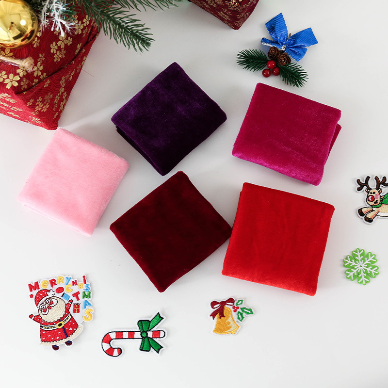 5Pcs 50x50cm Solid Color Velve - Sewing Velvet Fabric reseña y precio