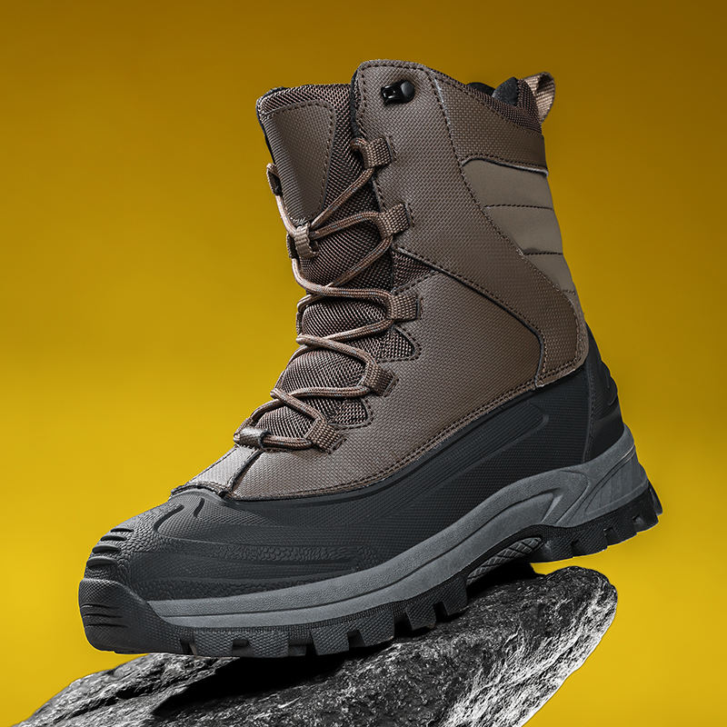 Men's Non-Slip Warm Hiking Sho - Sewing Fleece reseña y precio