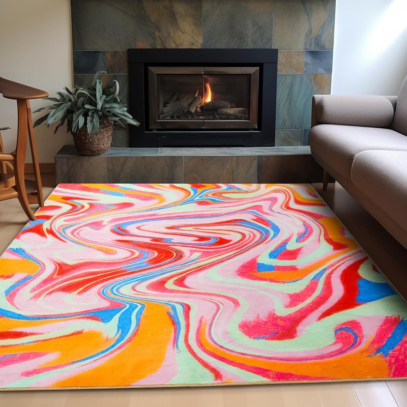 Orange Aesthetic Bedroom Rug V - Century Textile & Sewing Supply Saskatoon Sk reseña y precio