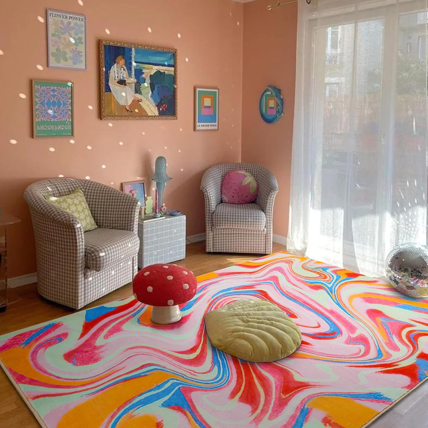 Orange Aesthetic Bedroom Rug V - Century Textile & Sewing Supply Saskatoon Sk reseña y precio