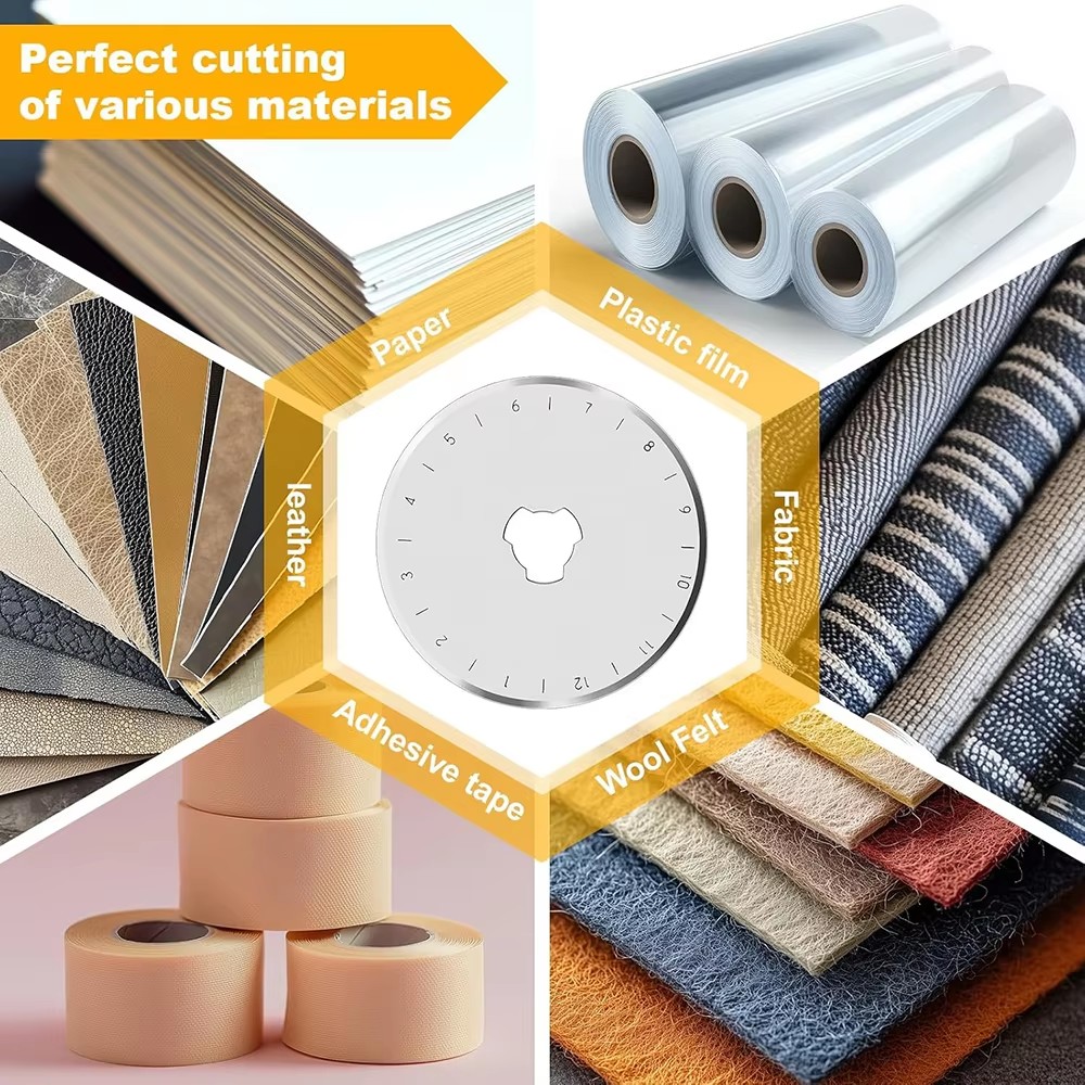 10PCS 45mm Rotary Cutter Blade - Rotary Cutter Fabric reseña y precio