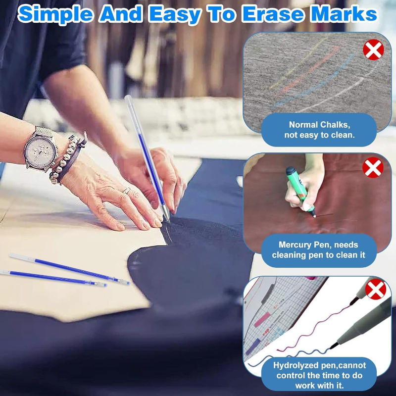 103Pcs / Set Heat Erasable Ref - Fabric Marking Pen reseña y precio