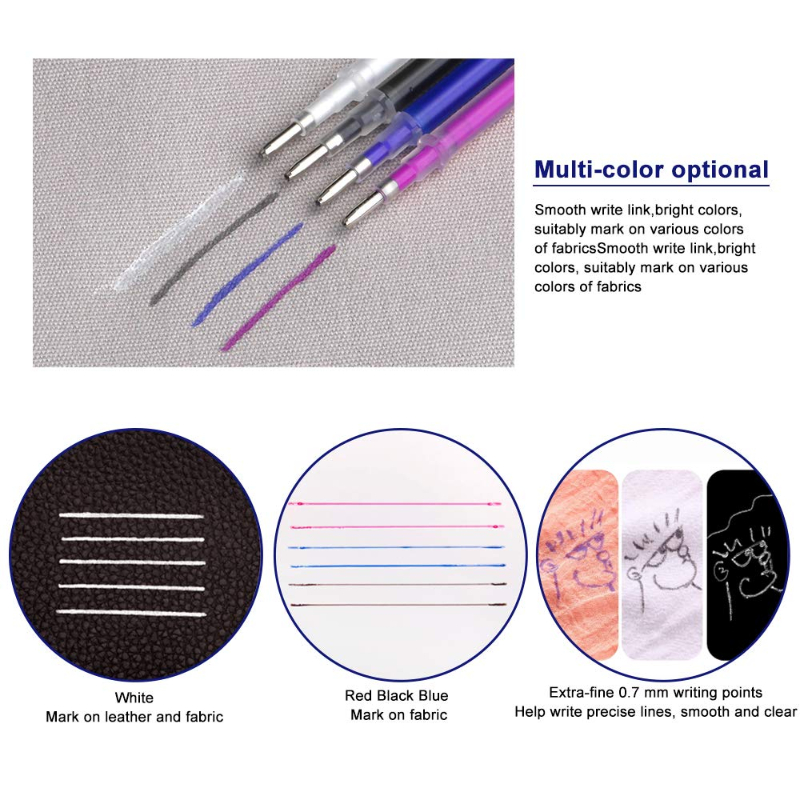 103Pcs / Set Heat Erasable Ref - Fabric Marking Pen reseña y precio