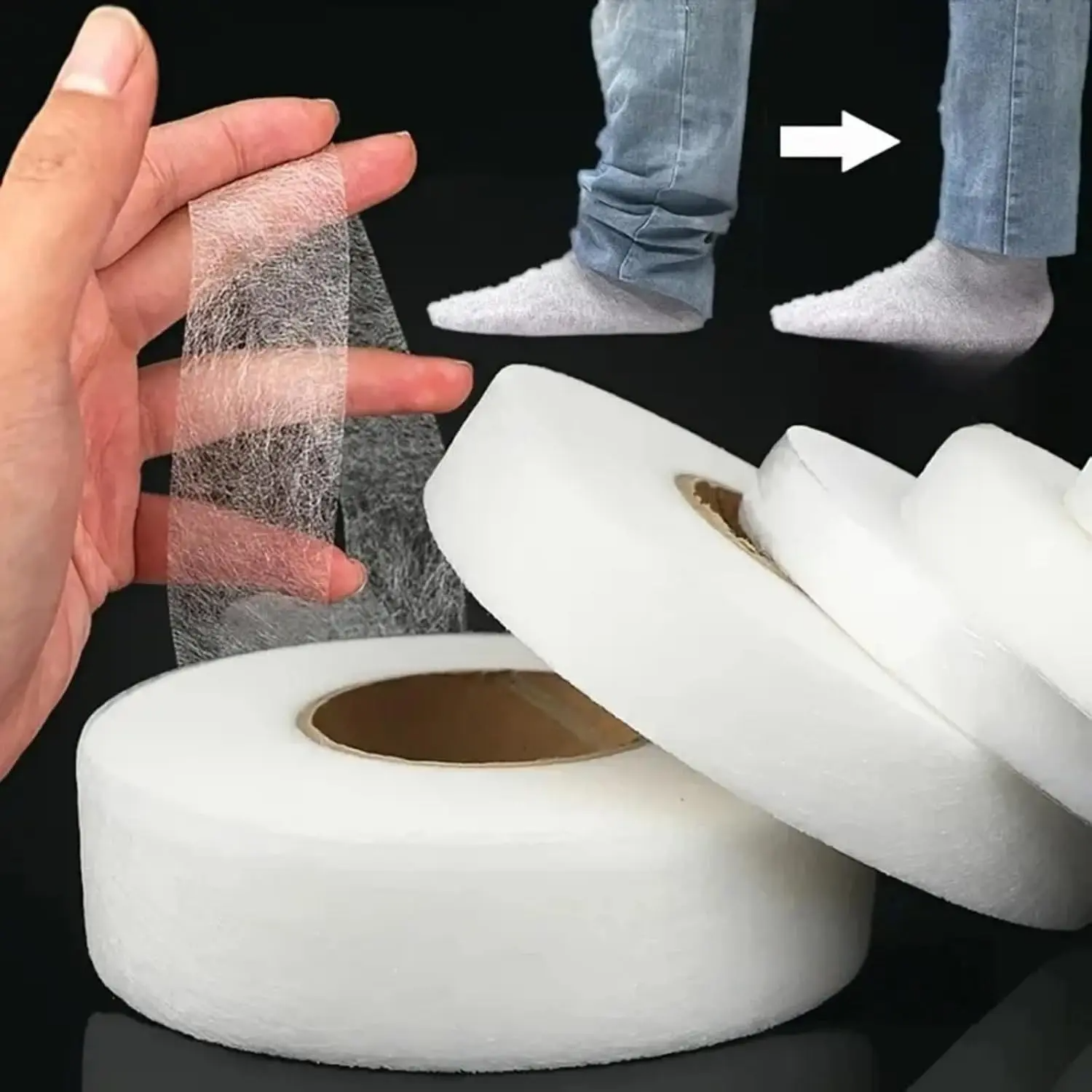 Double-Sided Iron-On Hem Tape  - Hem Tape Fusible reseña y precio