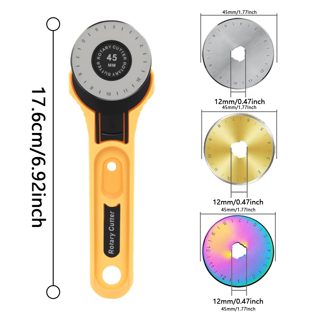45mm Rotary Fabric Cutter Leat - Rotary Cutter Fabric reseña y precio