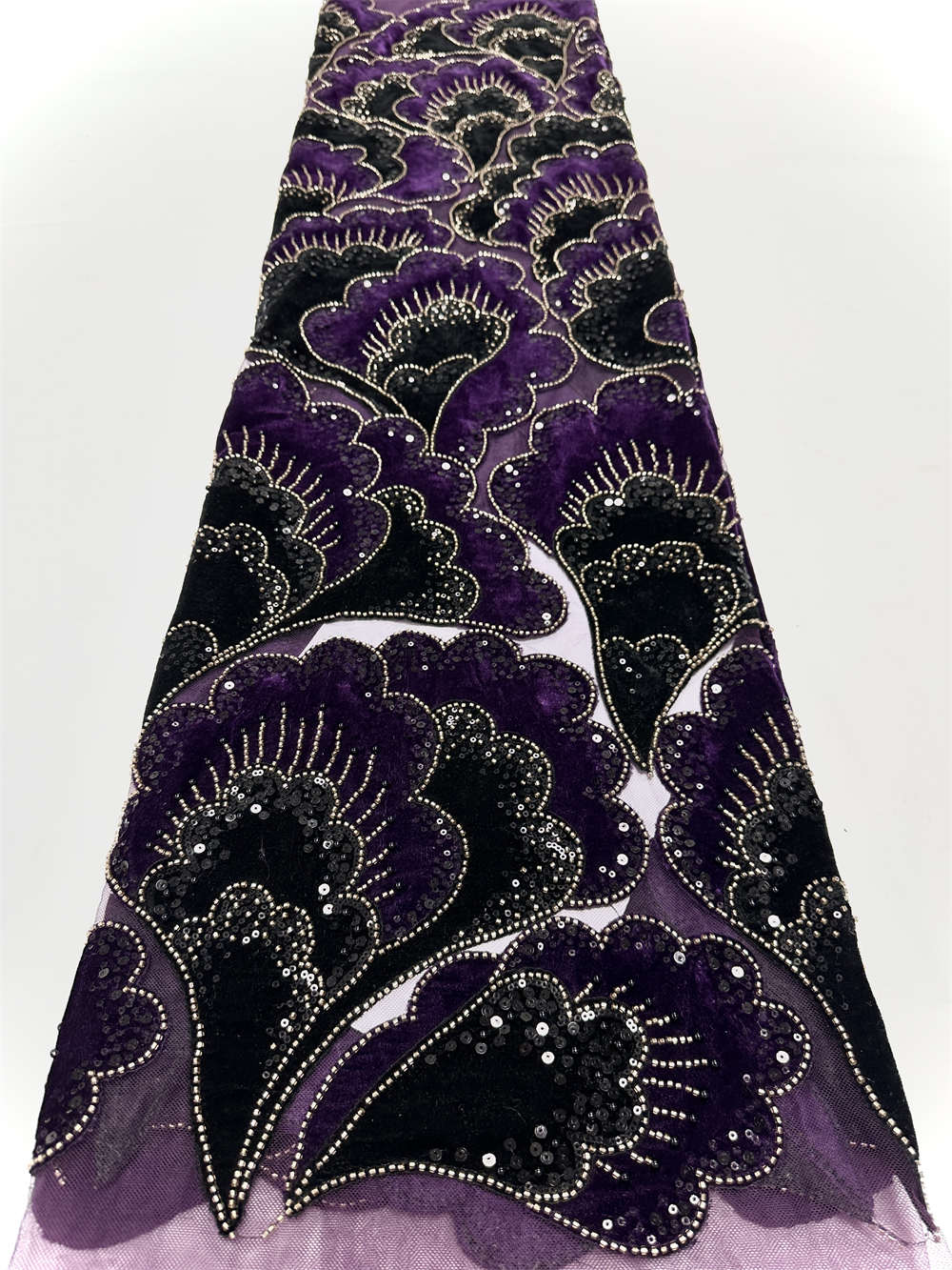 New African Velvet Lace Fabric - Sewing Velvet Fabric reseña y precio