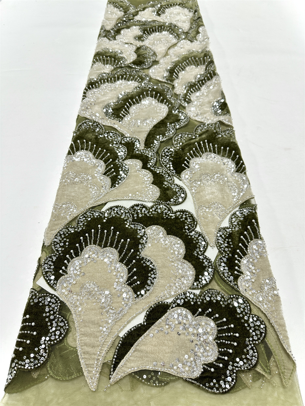New African Velvet Lace Fabric - Sewing Velvet Fabric reseña y precio