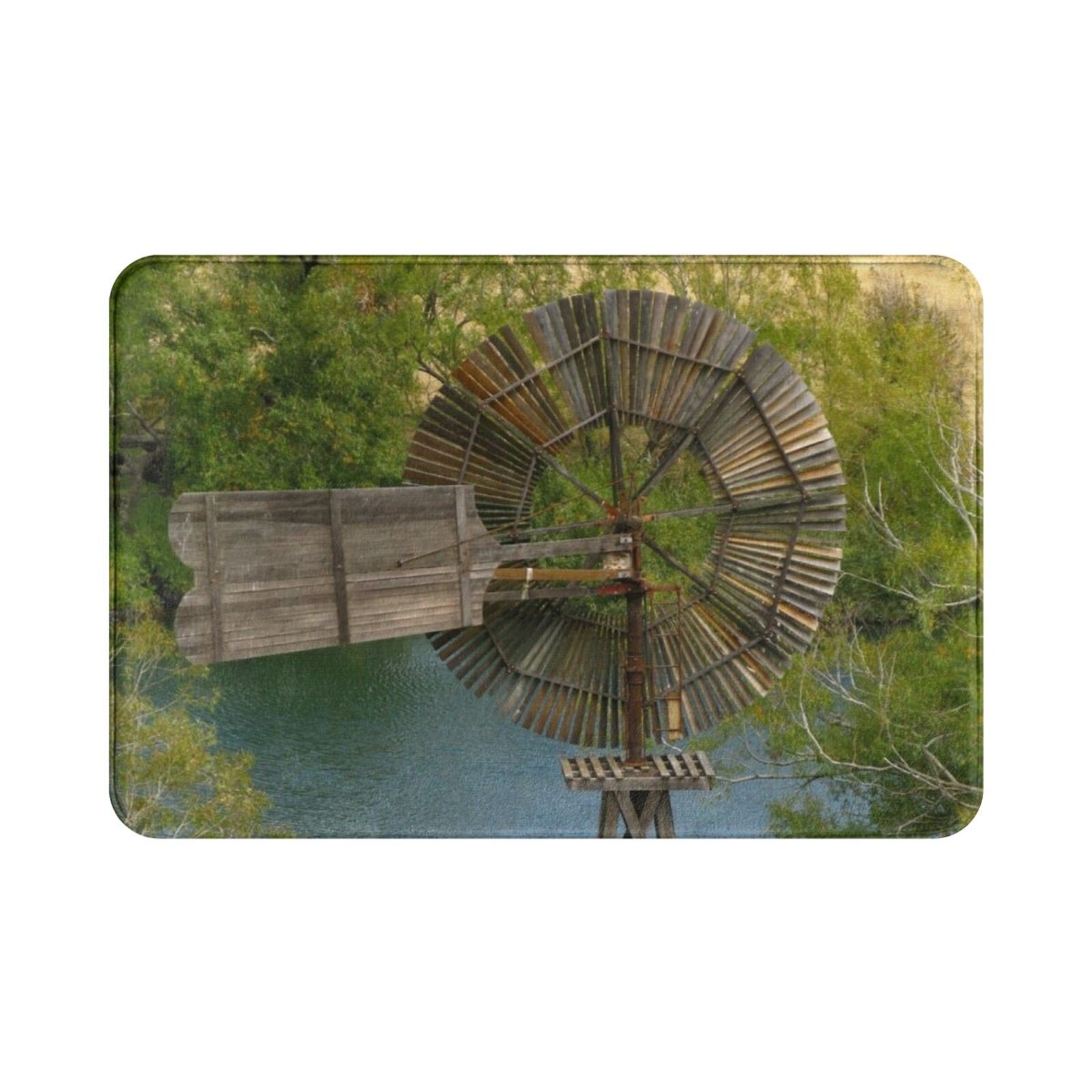 Wooden Windmill Carpet Mat Rug - Century Textile & Sewing Supply Saskatoon Sk reseña y precio