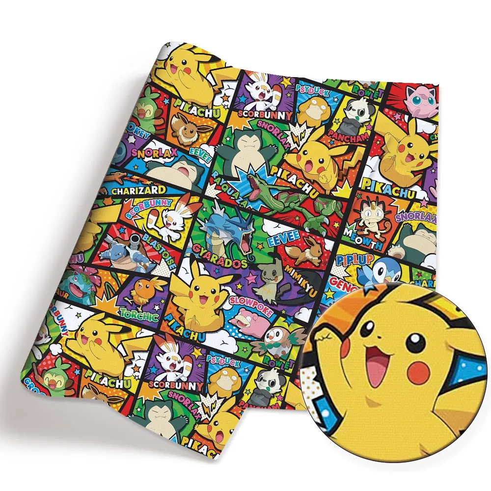 Pokemon Cartoon Fabric140*50cm - Sewing Production reseña y precio