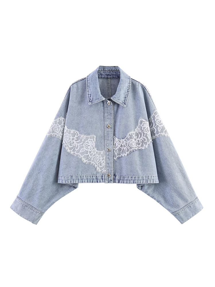 Fashion Loose Denim Coat For W - Sewing Jackets reseña y precio