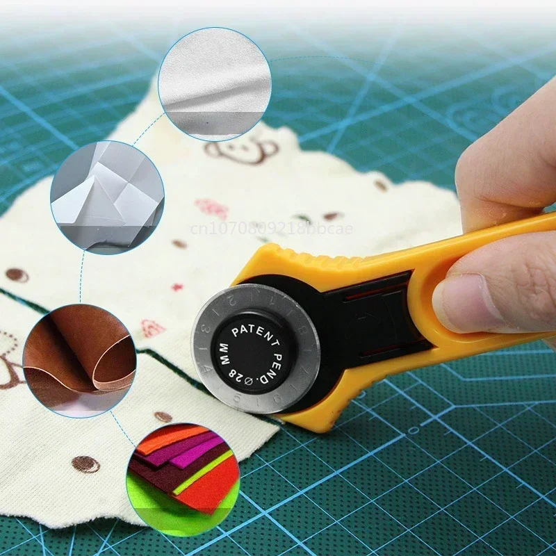 1pc Patchwork Roller Wheel Kni - Rotary Cutter Fabric reseña y precio