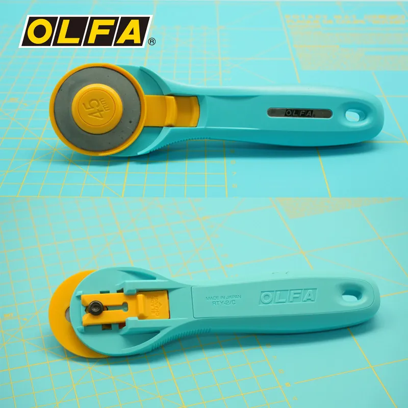 Olfa RTY-2/C 45mm Rotary Pinkl - Rotary Cutter Fabric reseña y precio