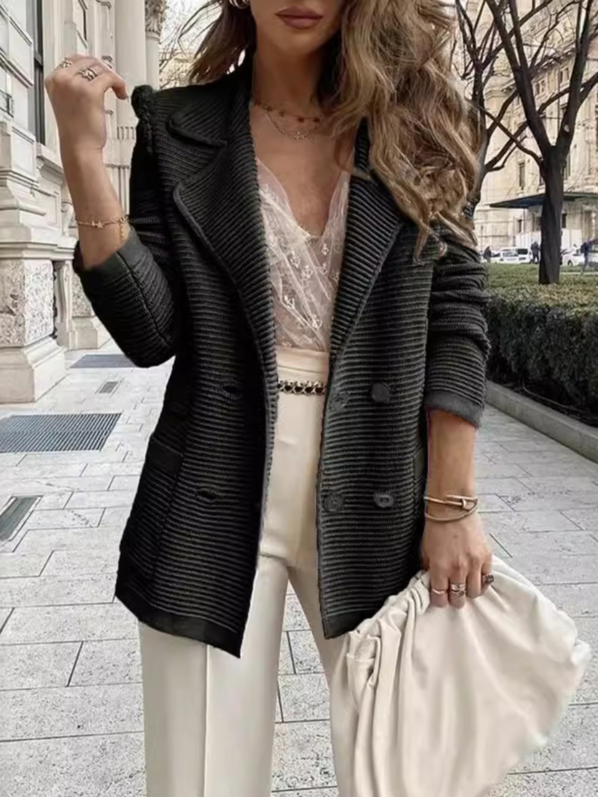 Chic Short Jacket Women's Autu - Sewing Jackets reseña y precio