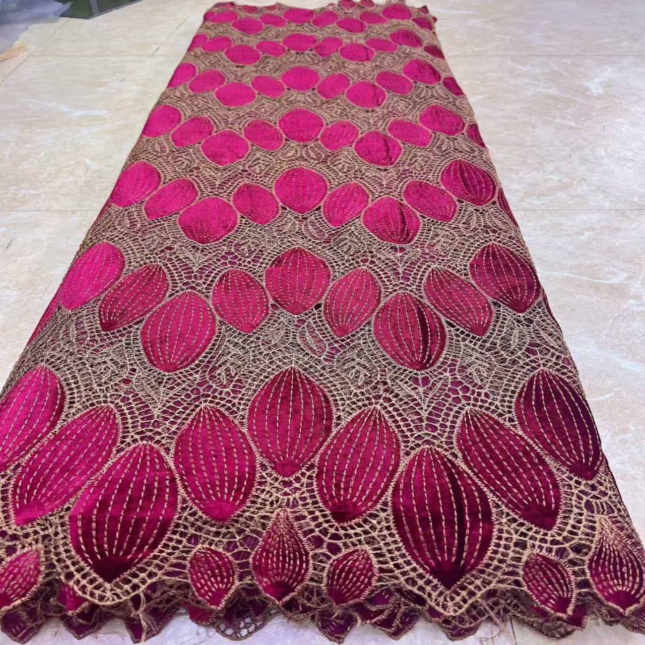 Black Velvet  laser embroidery - Sewing Velvet Fabric reseña y precio