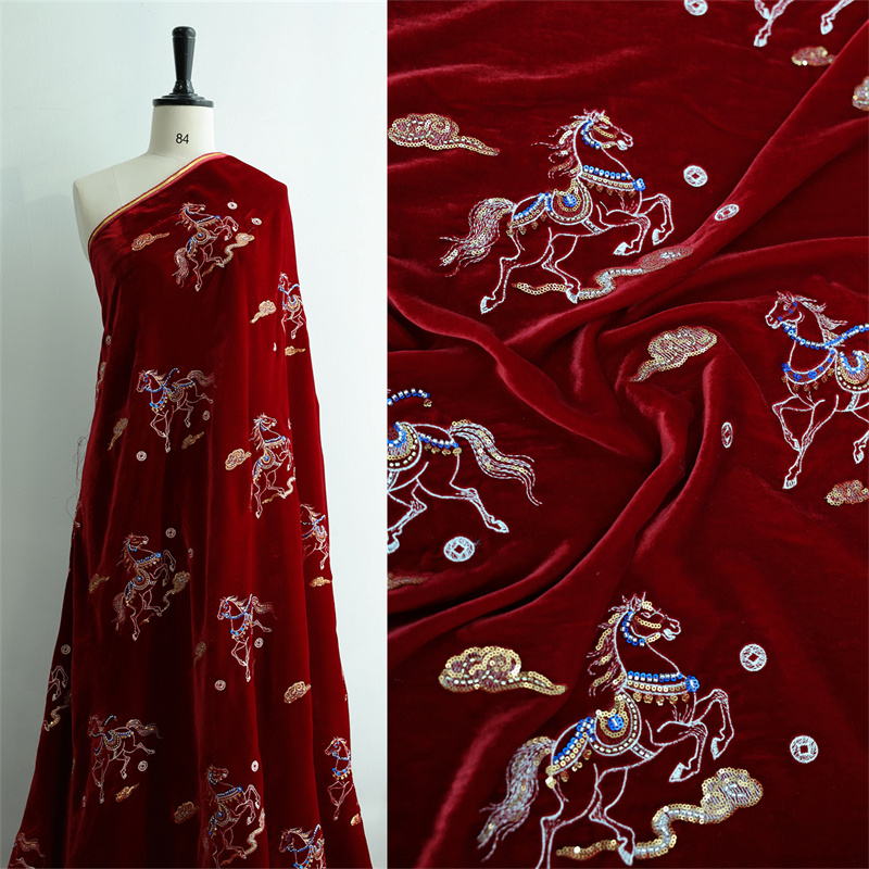 Autumn/Winter Thick Silk Velve - Sewing Velvet Fabric reseña y precio