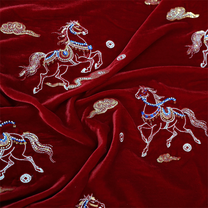 Autumn/Winter Thick Silk Velve - Sewing Velvet Fabric reseña y precio