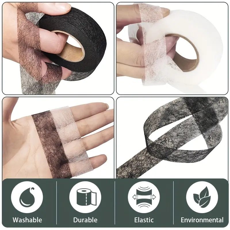 2Roll Black White Double-sided - Hem Tape Fusible reseña y precio