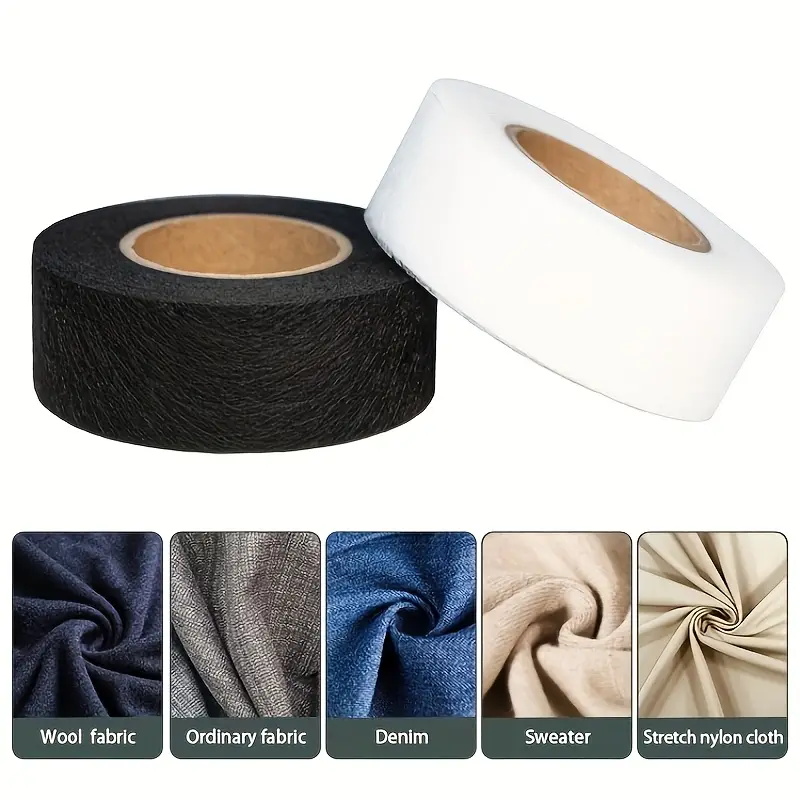 2Roll Black White Double-sided - Hem Tape Fusible reseña y precio