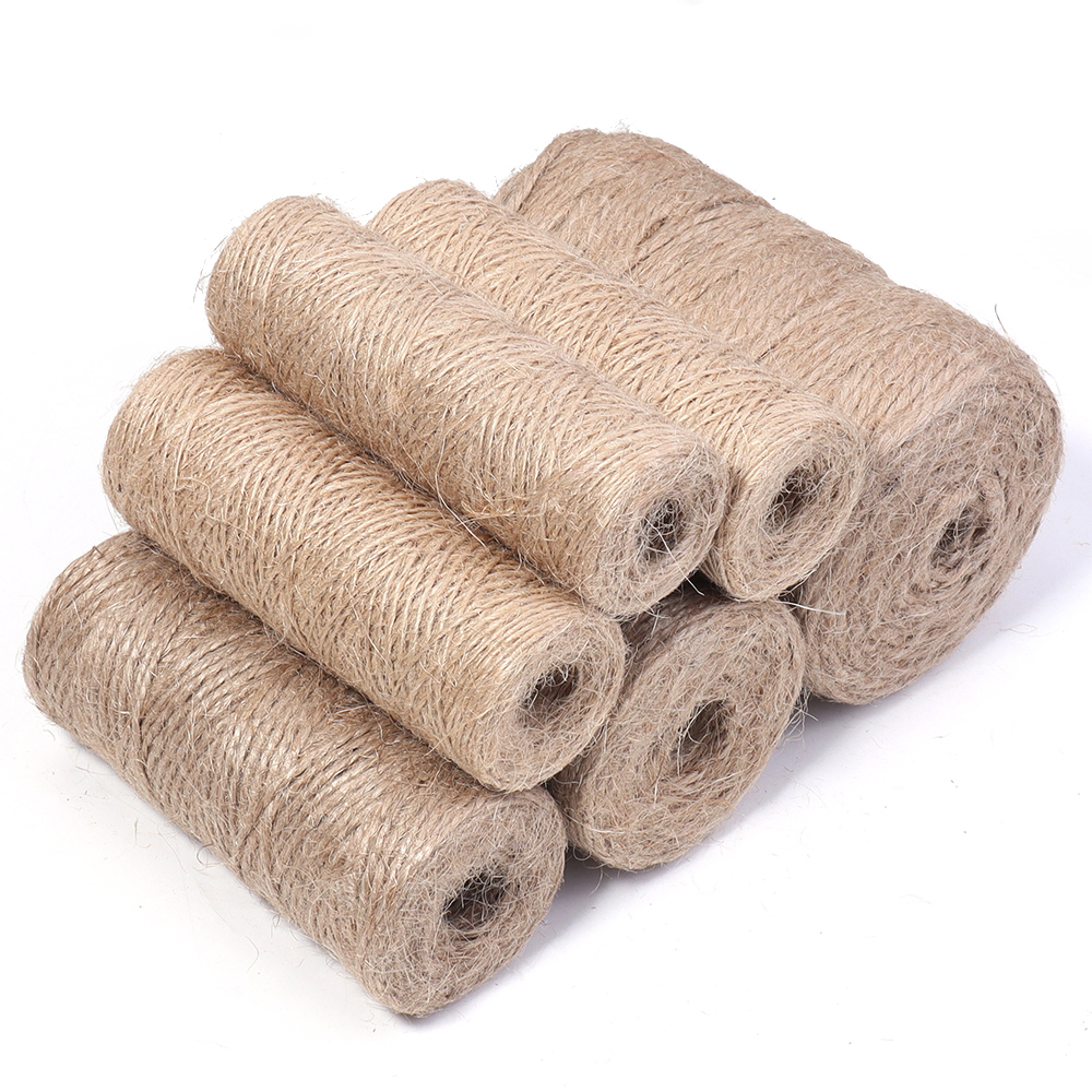 100Meters Natural Jute Rope St - Vintage Sewing Textile reseña y precio