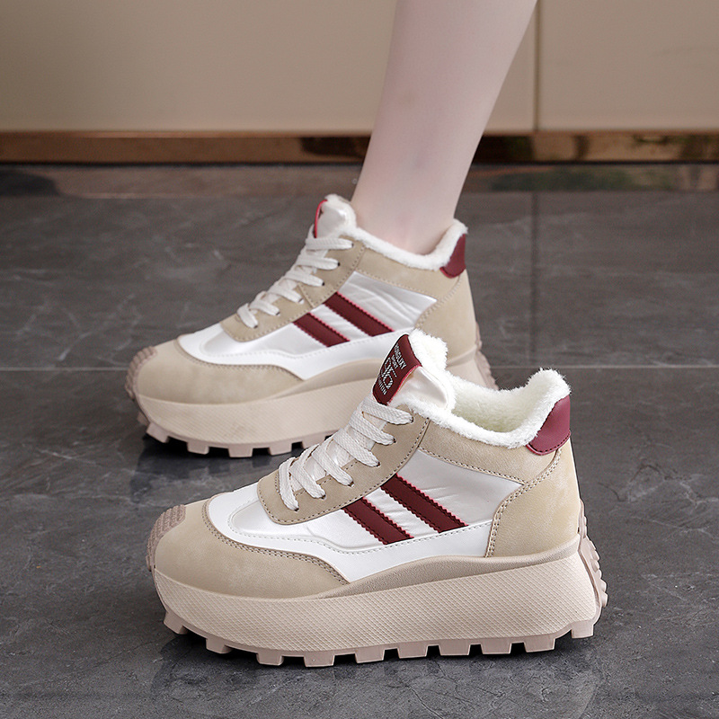 Winter Thick-Soled High-Top Wo - Sewing Fleece reseña y precio