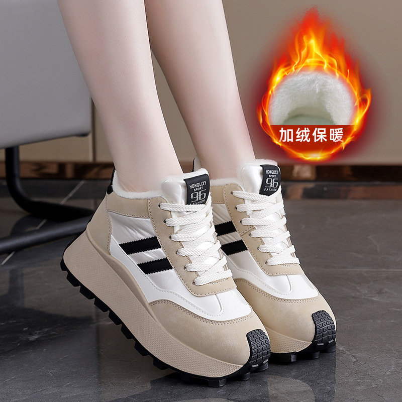 Winter Thick-Soled High-Top Wo - Sewing Fleece reseña y precio