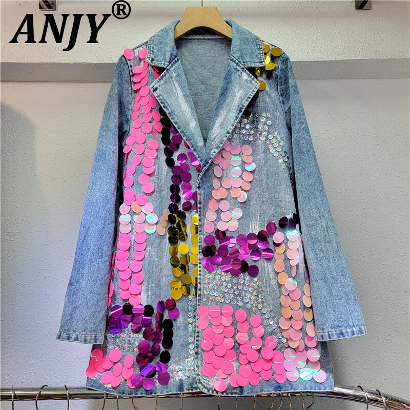 ANJY Autumn New Women Ins Tren - Sewing Jackets reseña y precio