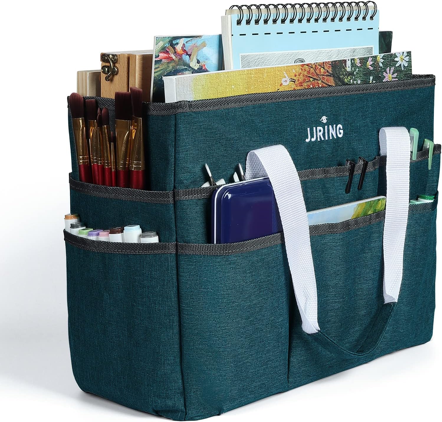 Large Art Storage Caddy with 1 - Sewing Production reseña y precio
