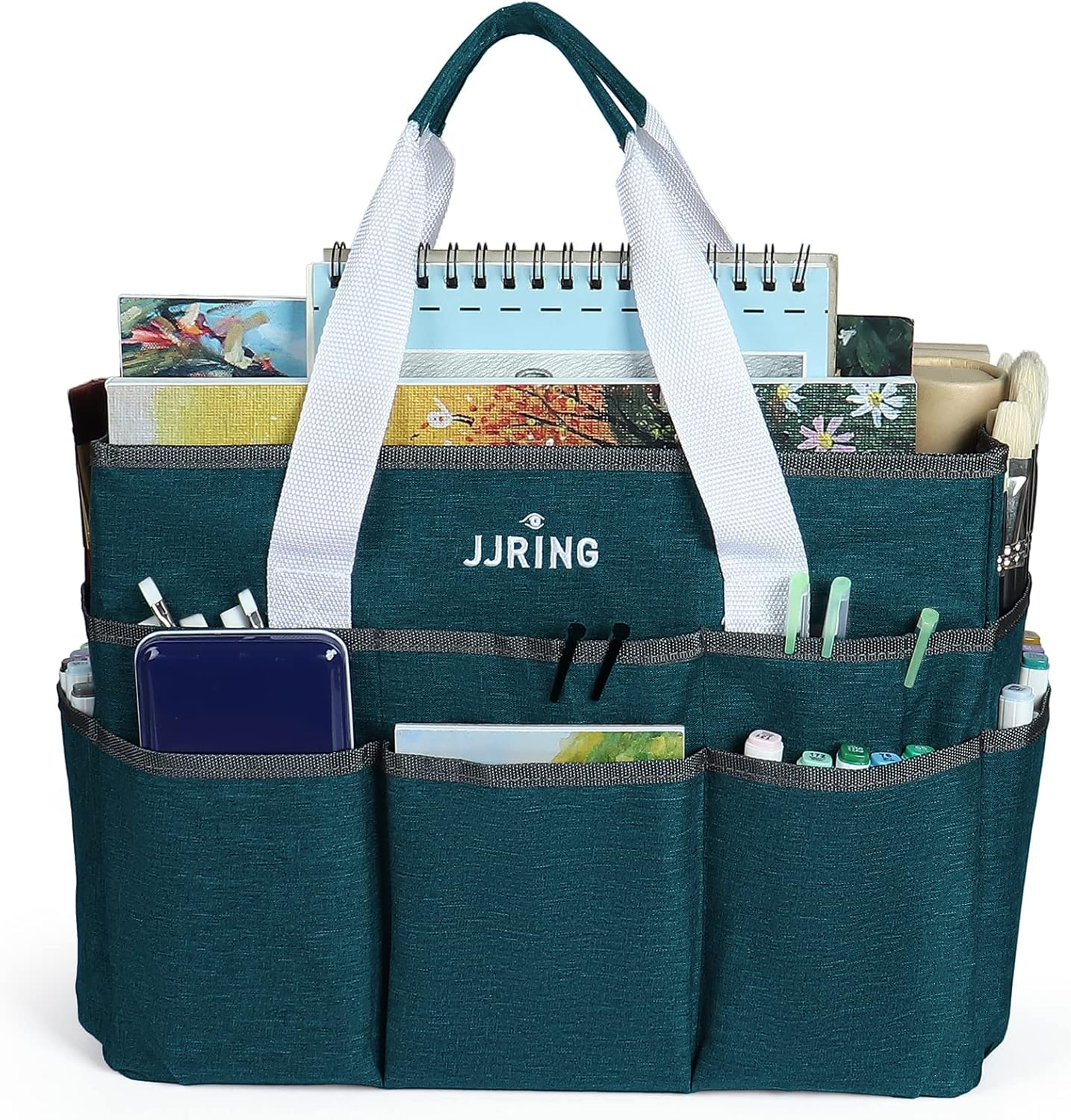 Large Art Storage Caddy with 1 - Sewing Production reseña y precio