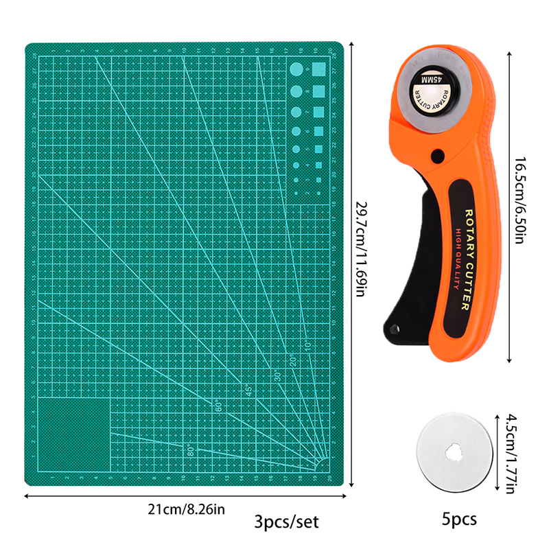 For DIY Leather Craft Orange R - Rotary Cutter Fabric reseña y precio