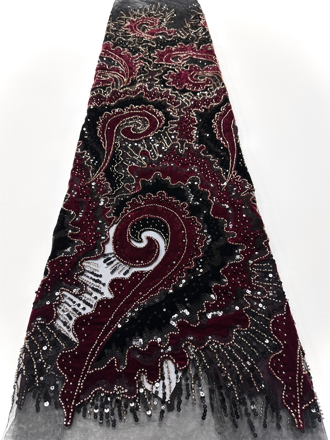 2025 African French Velvet Bea - Sewing Velvet Fabric reseña y precio