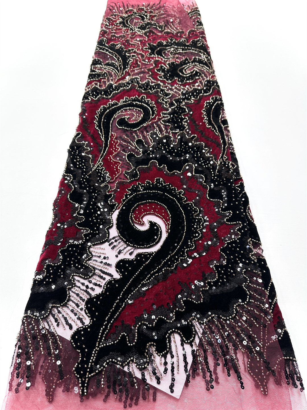 2025 African French Velvet Bea - Sewing Velvet Fabric reseña y precio
