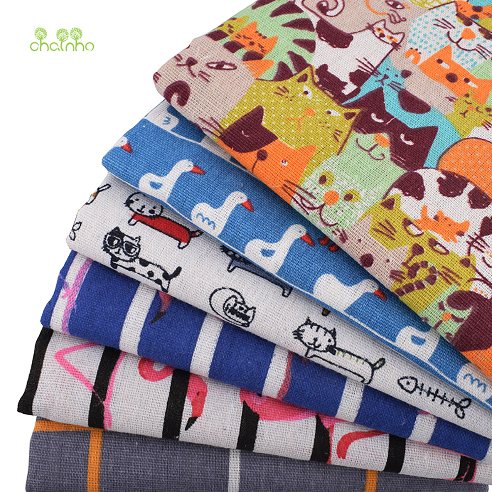Chainho,Printed Cotton Linen F - Sewing Geotextile Fabric reseña y precio