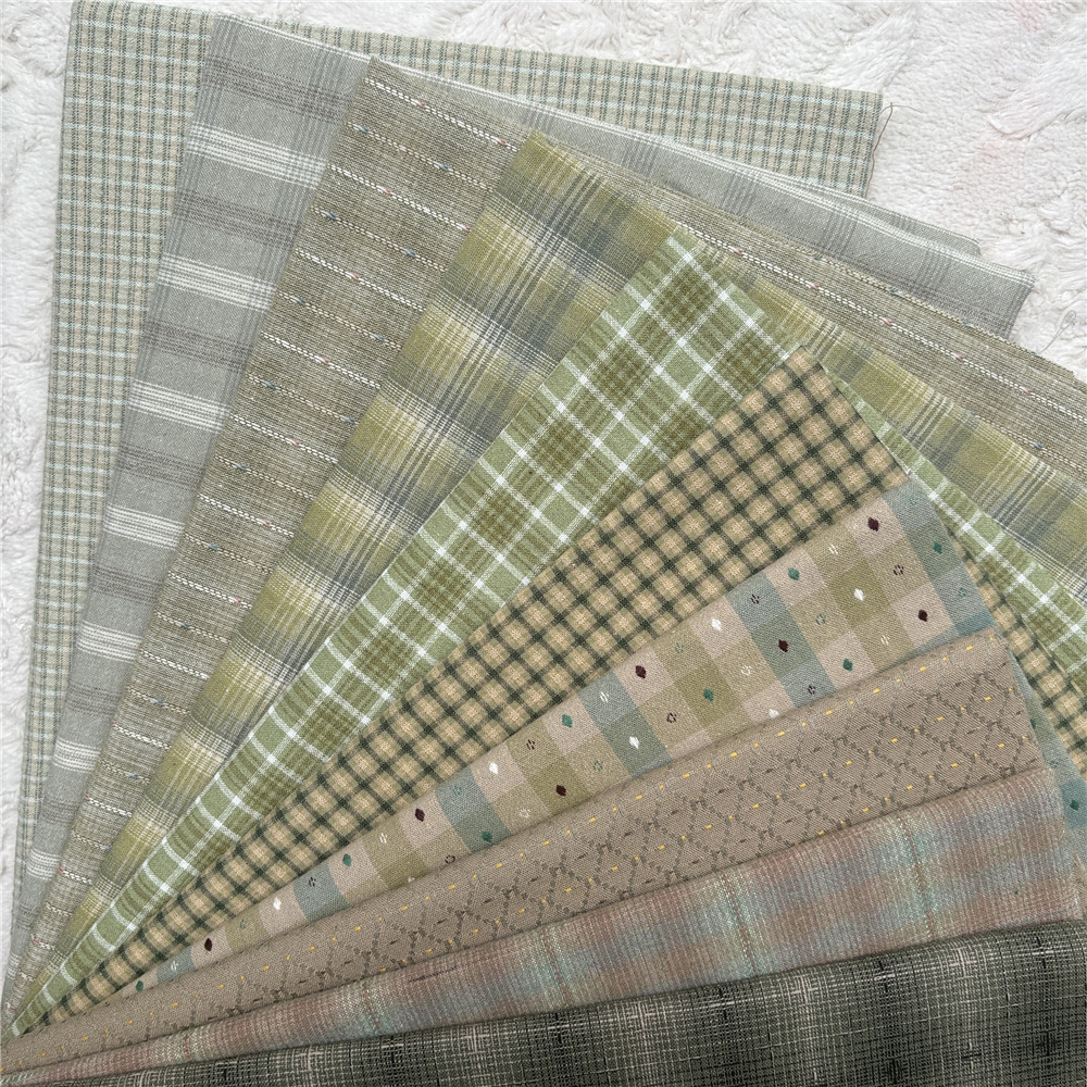 Cotton Japanese Yarn-dyed Fabr - Sewing Geotextile Fabric reseña y precio