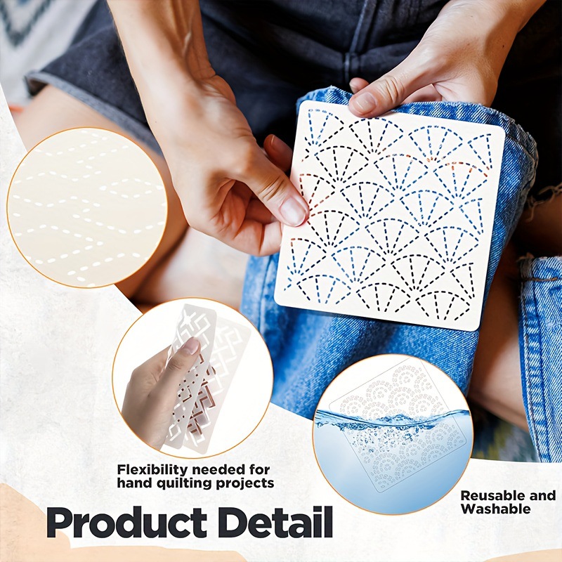 30Pcs Embroidery Templates DIY - Sewing Expert reseña y precio